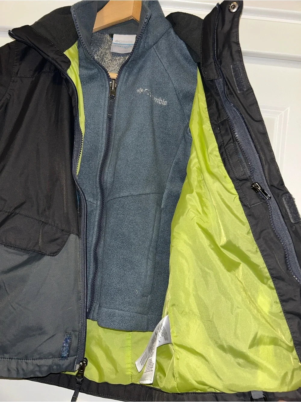 Columbia Interchange Boy's 2 In 1 Jacket Size
